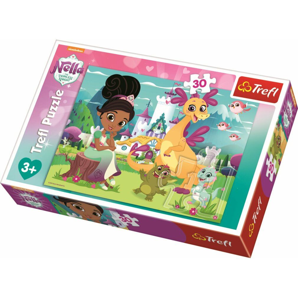 trefl Puzzle Nella - Principessa dei cavalieri: divertimento spensieratoß 30 pezzi