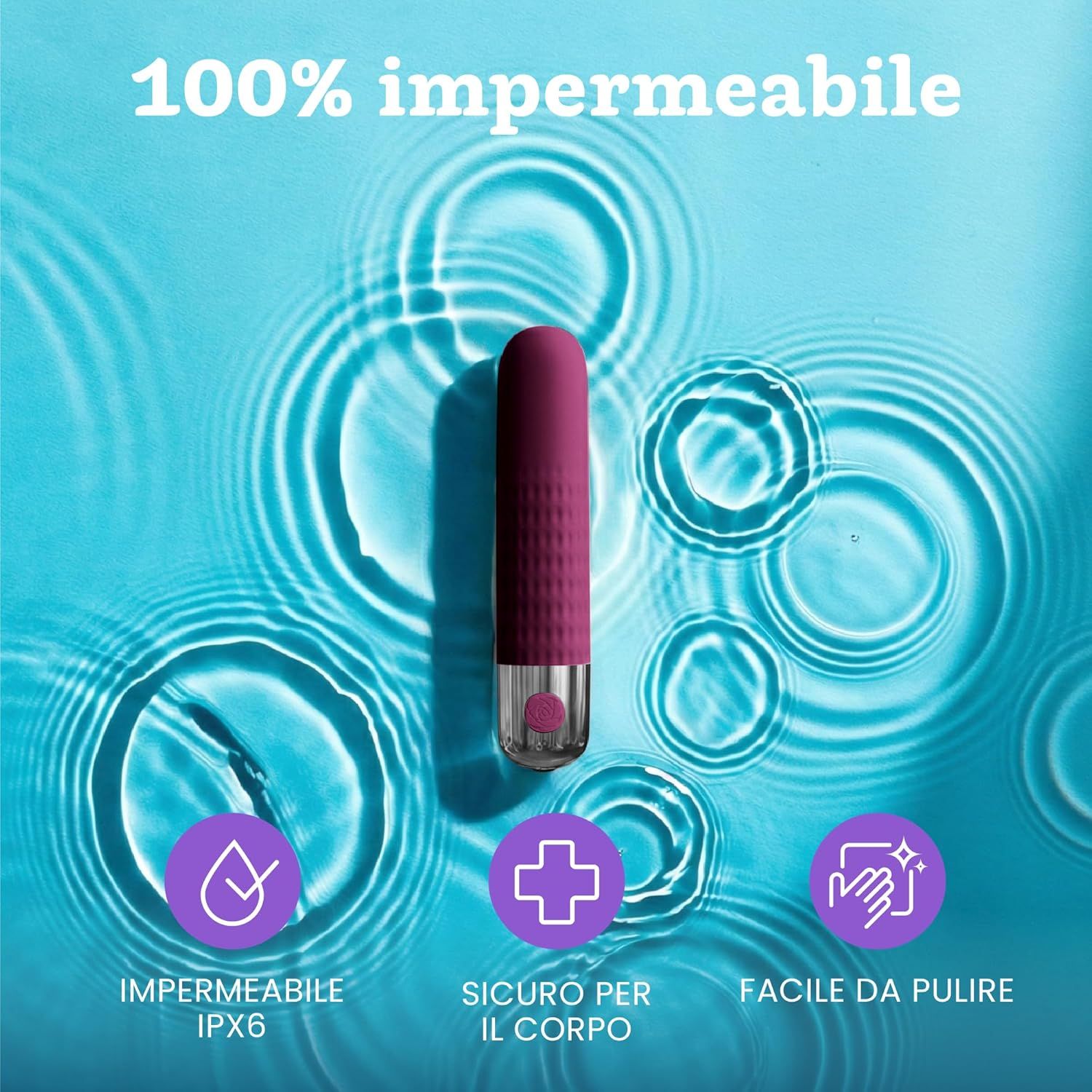 Oliver James Bullet Vibratore, colore viola