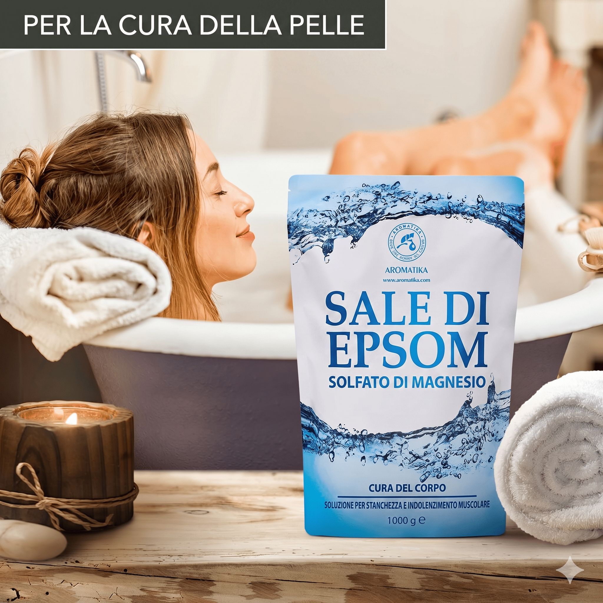 Sale di Epsom AROMATIKA – sale da bagno