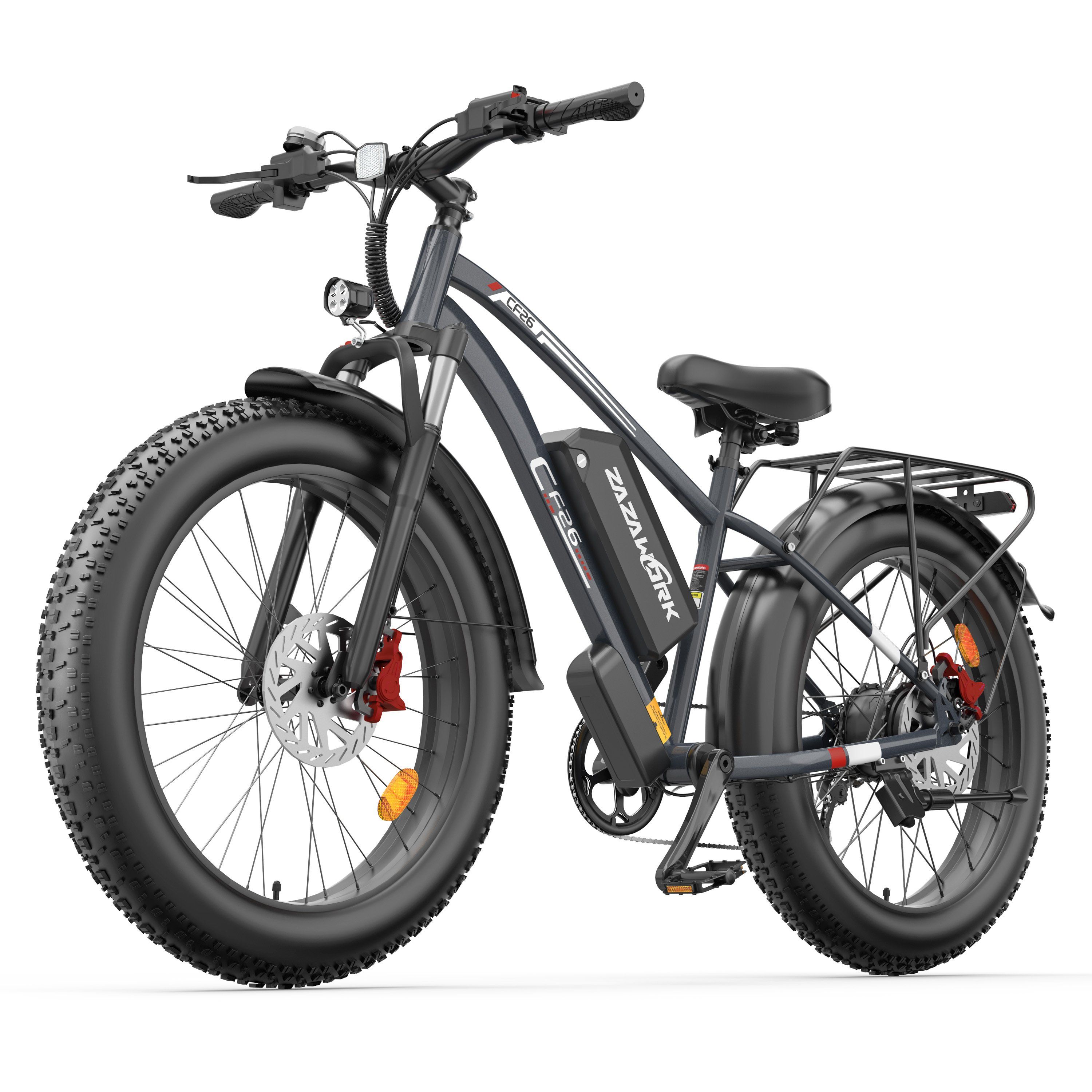 Bicicletta elettrica per adulti, batteria da 48 V 20 Ah, freni a disco idraulici