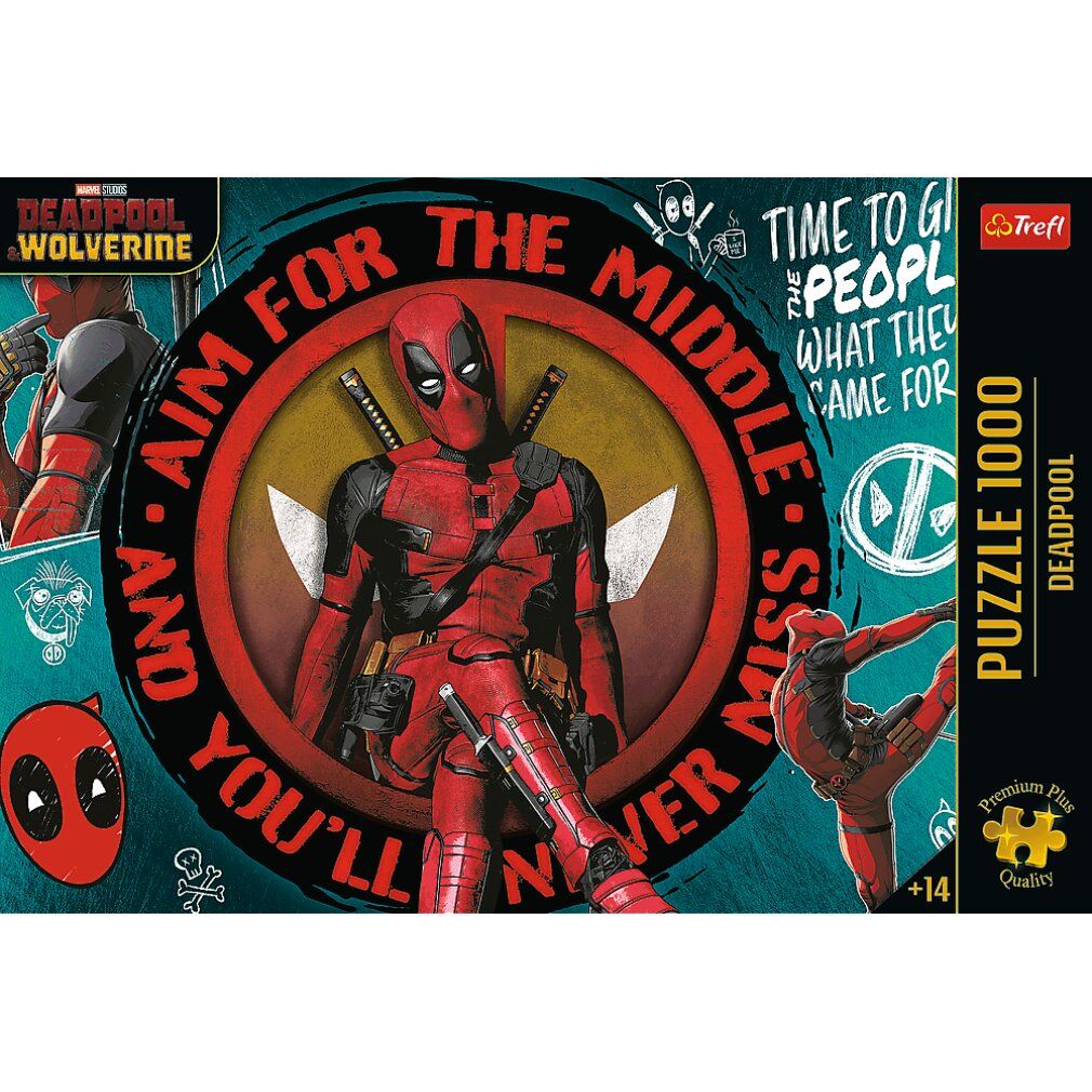 trefl Puzzle Premium Plus: Deadpool 1000 pezzi