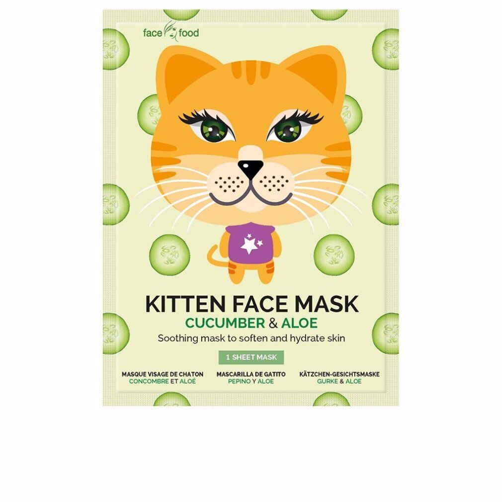 Maschera facciale in tessuto - Cetriolo e aloe Cat