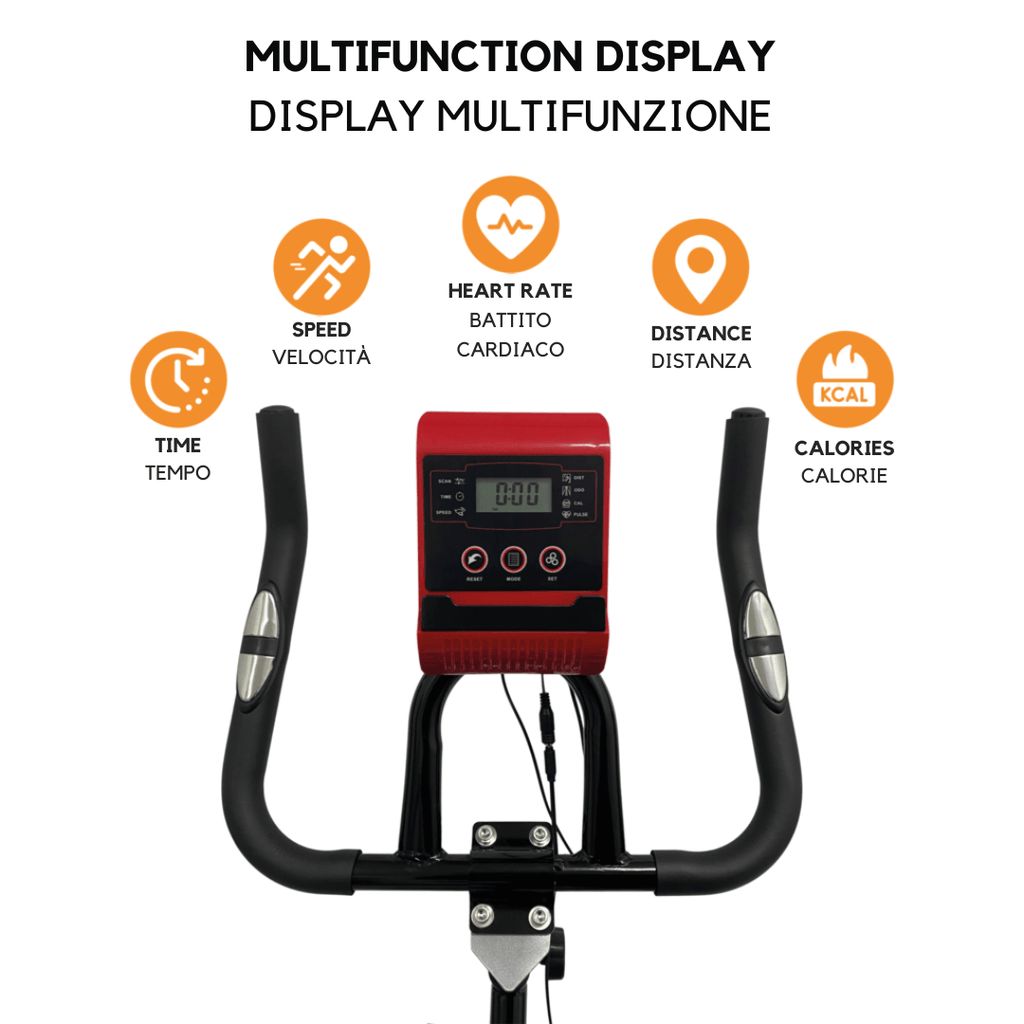 FFitness Spin Bike - Bici da Indoor Cycling Fast FF