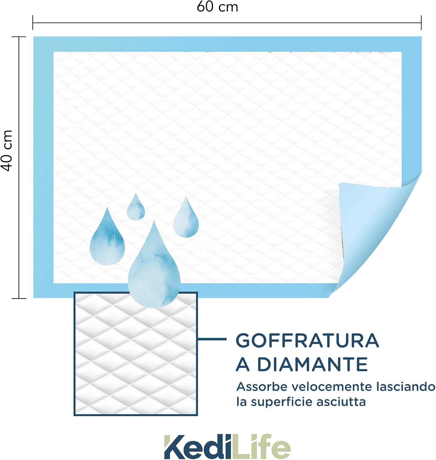 KediLife Traverse Neonato Fasciatoio 40x60
