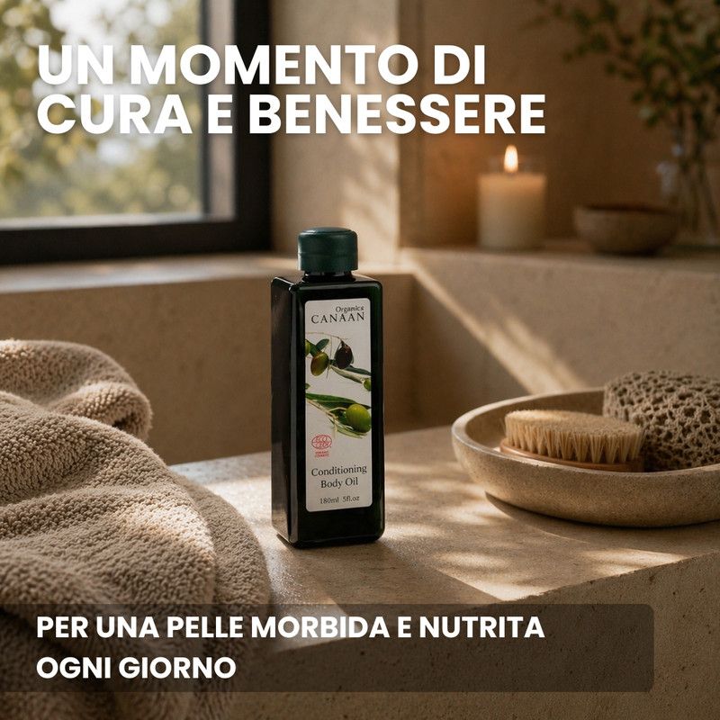 Canaan - Olio Corpo Nutriente all’Olio di Oliva
