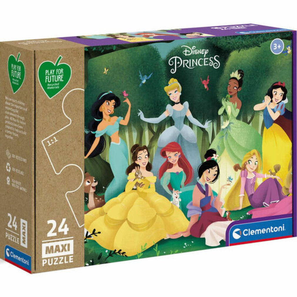 Clementoni 20257 - Principessa - Puzzle da 24 pezzi - Serie speciale - Maxi gioco per il futuro