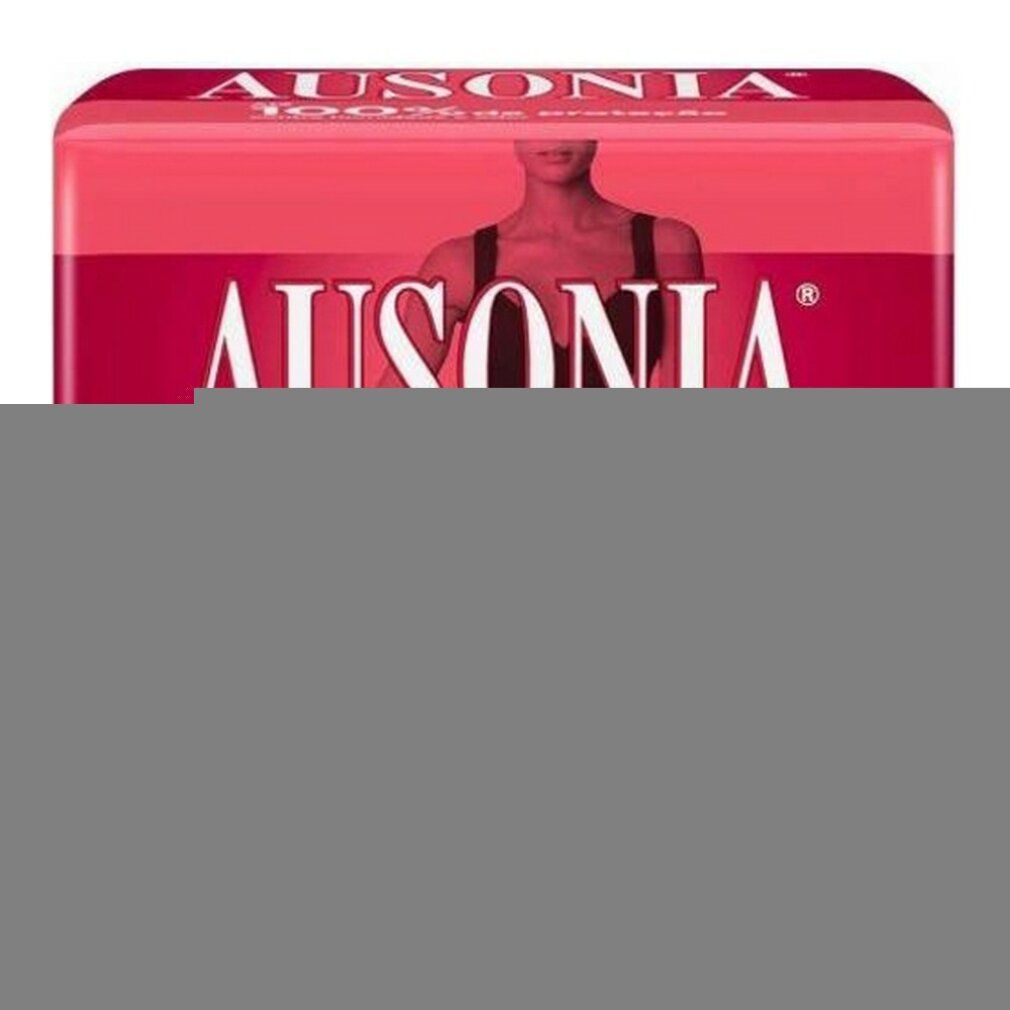 Confezione di assorbenti AUSONIA Notte. Confezione rossa con immagine del prodotto, scritta 'AUSONIA' e 'Notte'. Contiene 9 pezzi.