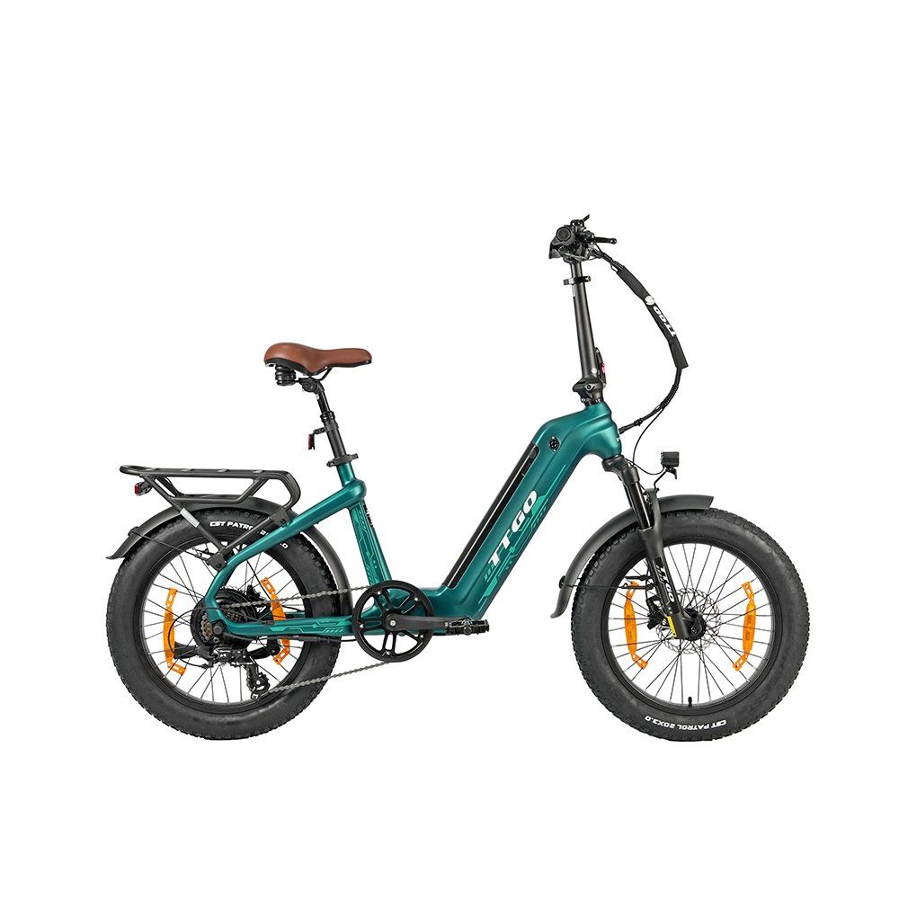 TTGO F8 Bicicletta elettrica in fibra di carbonio con batteria integrata da 48 V 18 Ah