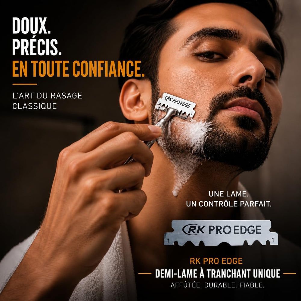 Monsieur BARBIER - Lame a singolo filo per shavette
