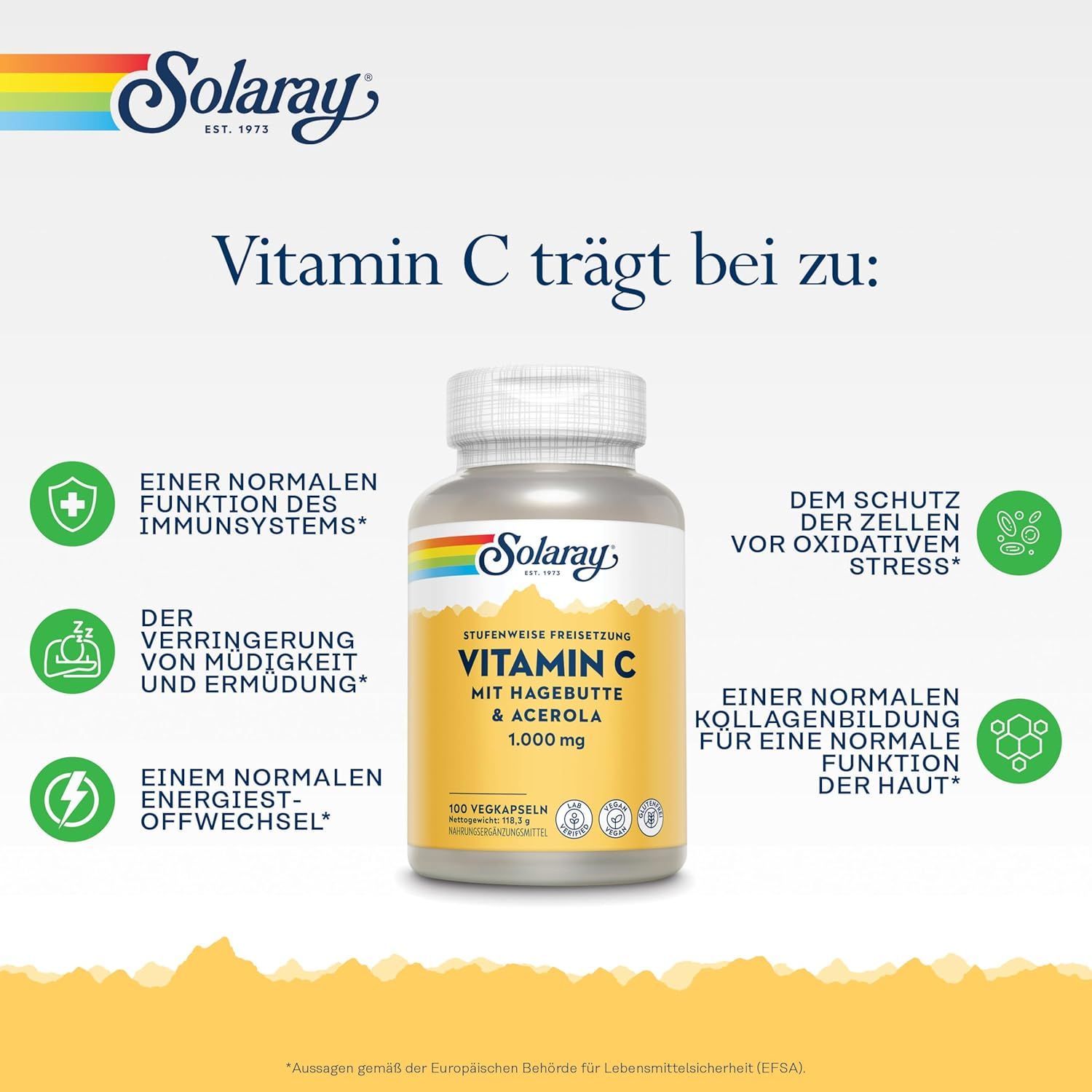 Solaray Vitamina C Capsula