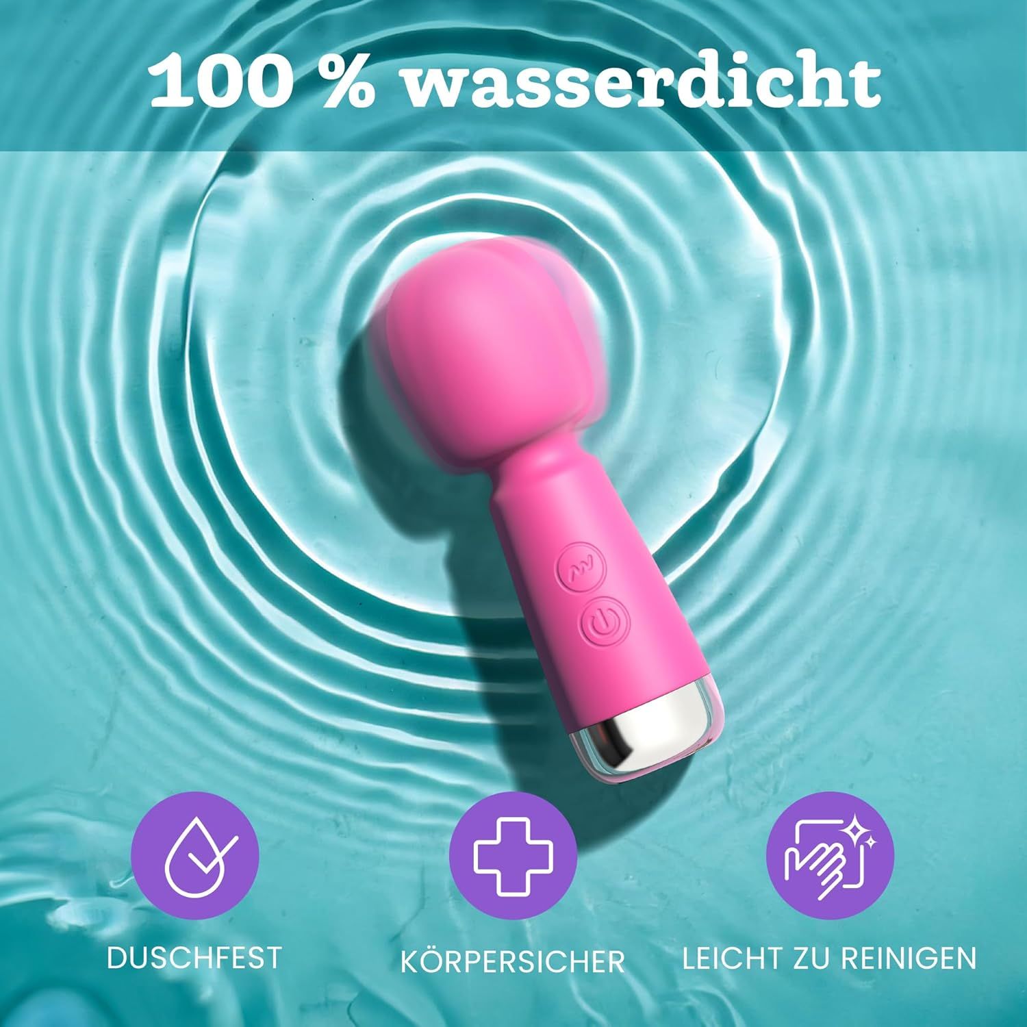 Oliver James Bullet Mini Vibratore, colore rosa