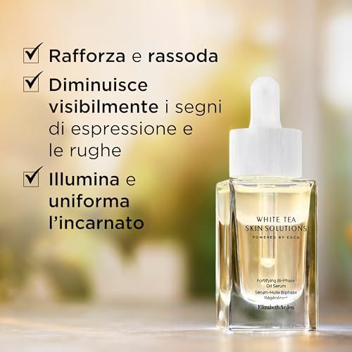 Elizabeth Arden White Tea Skin Solution Siero-Olio 30 ml, bi-fase fortificante