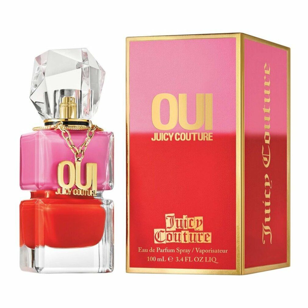 Flacone e confezione spray Eau de Parfum Juicy Couture Oui.
