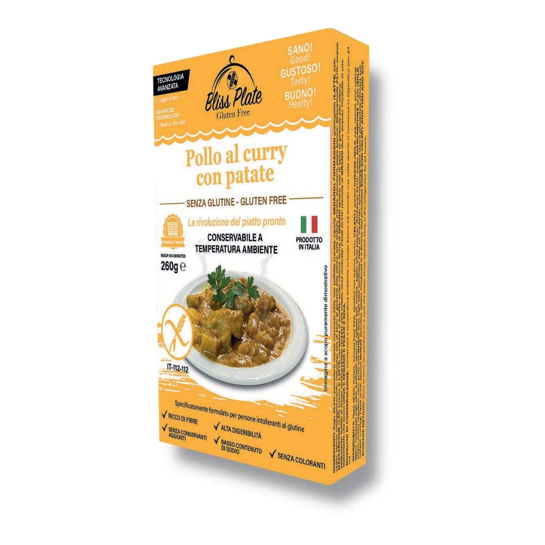 Pollo Curry con Patate Senza Glutine - Bliss Plate
