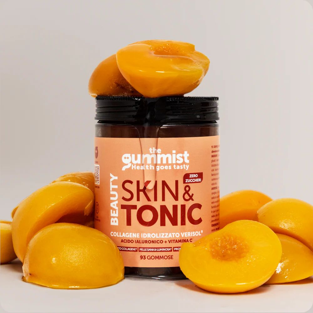 The Gummist Skin & Tonic integratore in gommose con collagene e acido ialuronico senza zucchero