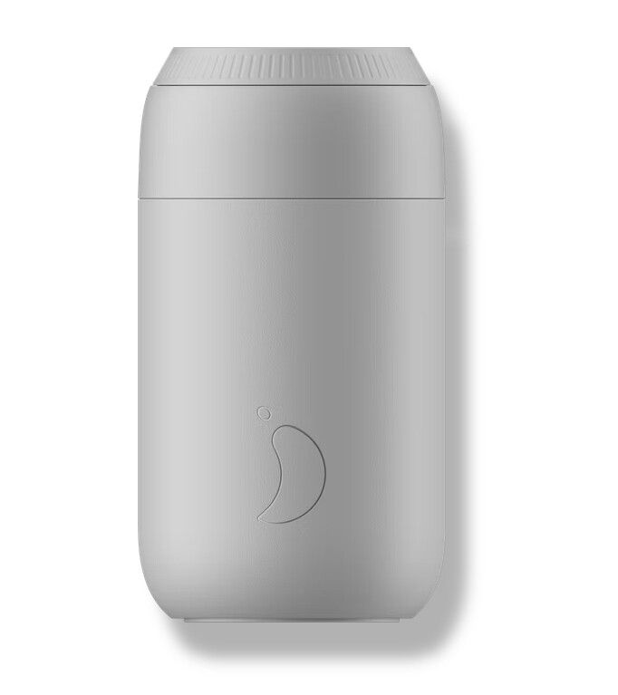 Tazza da caffè Chillys Serie 2 Bicchiere da bere grigio granito da 340 ml