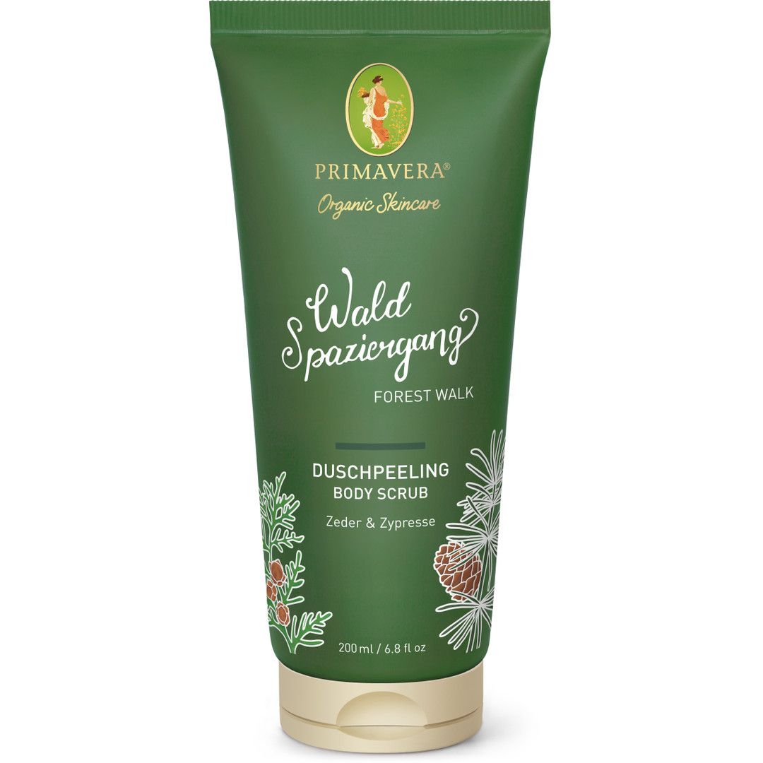 Primavera Organic Skincare Doccia Scrub Passeggiata nella foresta