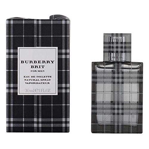 Burberry Brit for Men Eau de Toilette Spray. Flacone e confezione con motivo a quadri. 30ml.