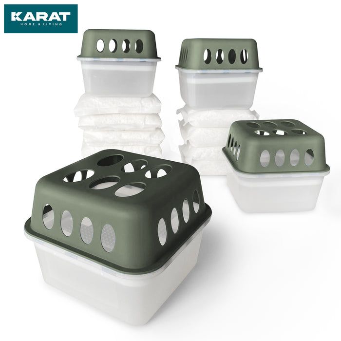 KARAT deumidificatore d’aria Hava con ricariche - deumidificatore ambienti Verde