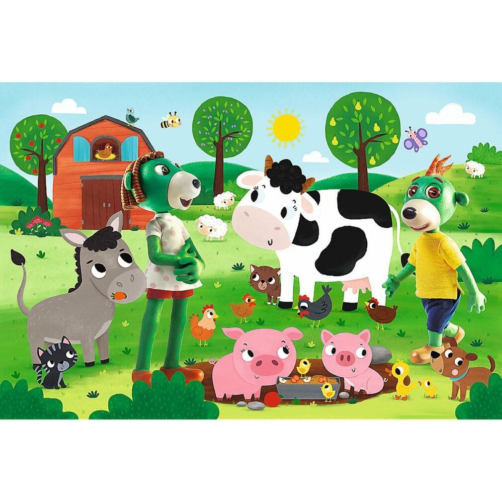 Puzzle Treflies on the Farm maxi 24 pezzi