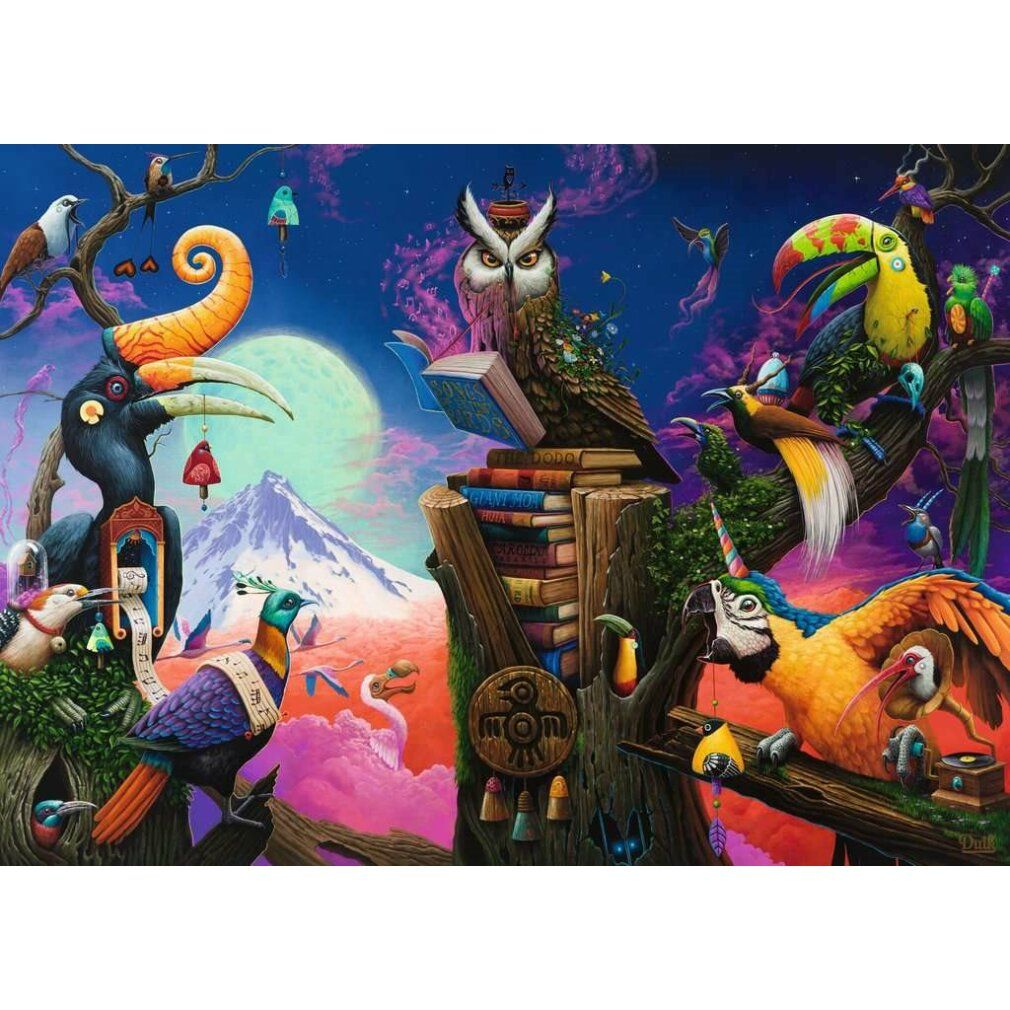 Puzzle ravensburger Canzoni di uccelli estinti 1000 pezzi