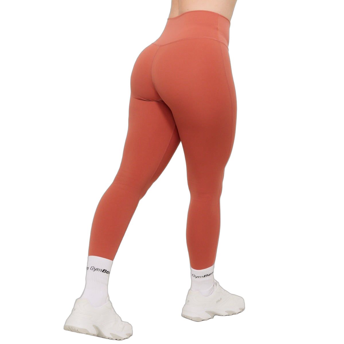 GymBeam Leggings donna Limitless a vita alta senza tasche Cinnamon
