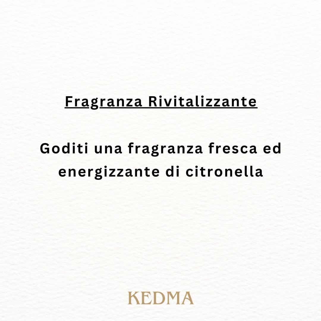 Kedma - Scrub al Sale Citronella con Minerali del Mar Morto
