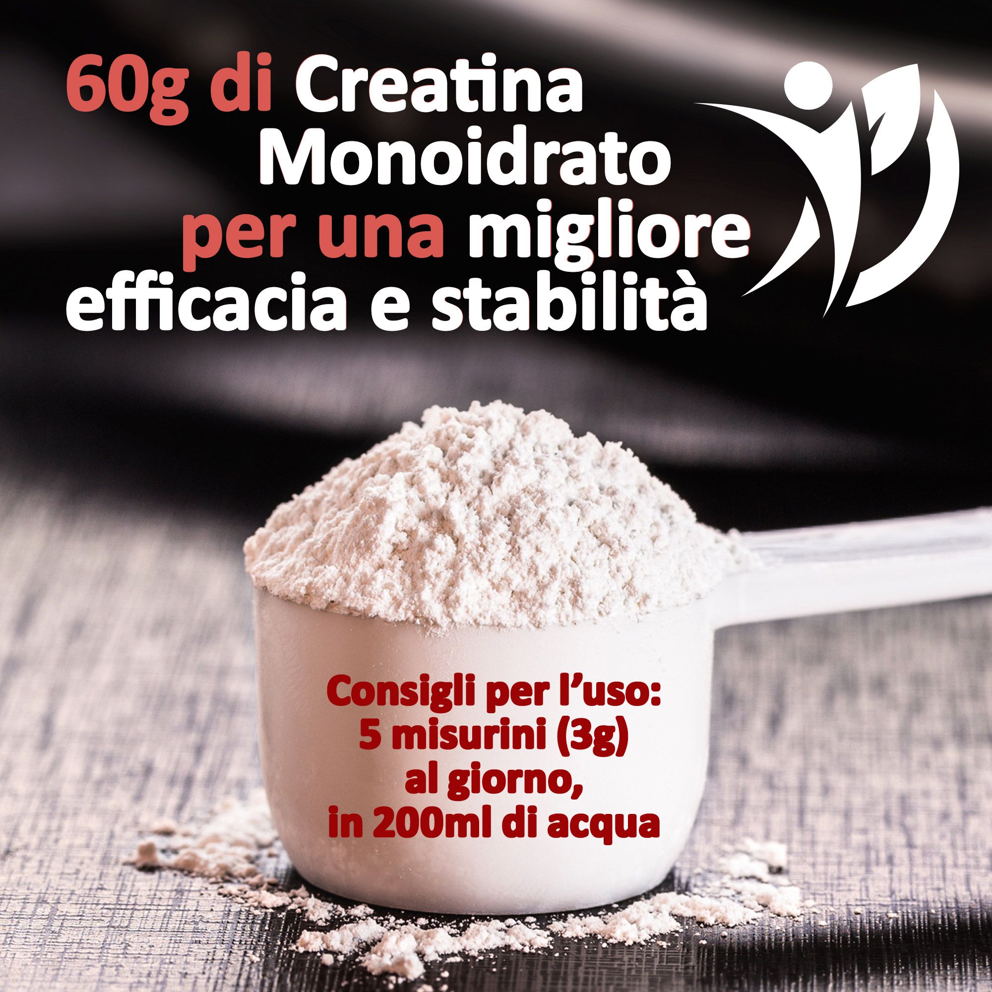 Wellnex Nutrition - Creatina Monoidrato Micronizzata | Pura in Polvere | 200 Mesh