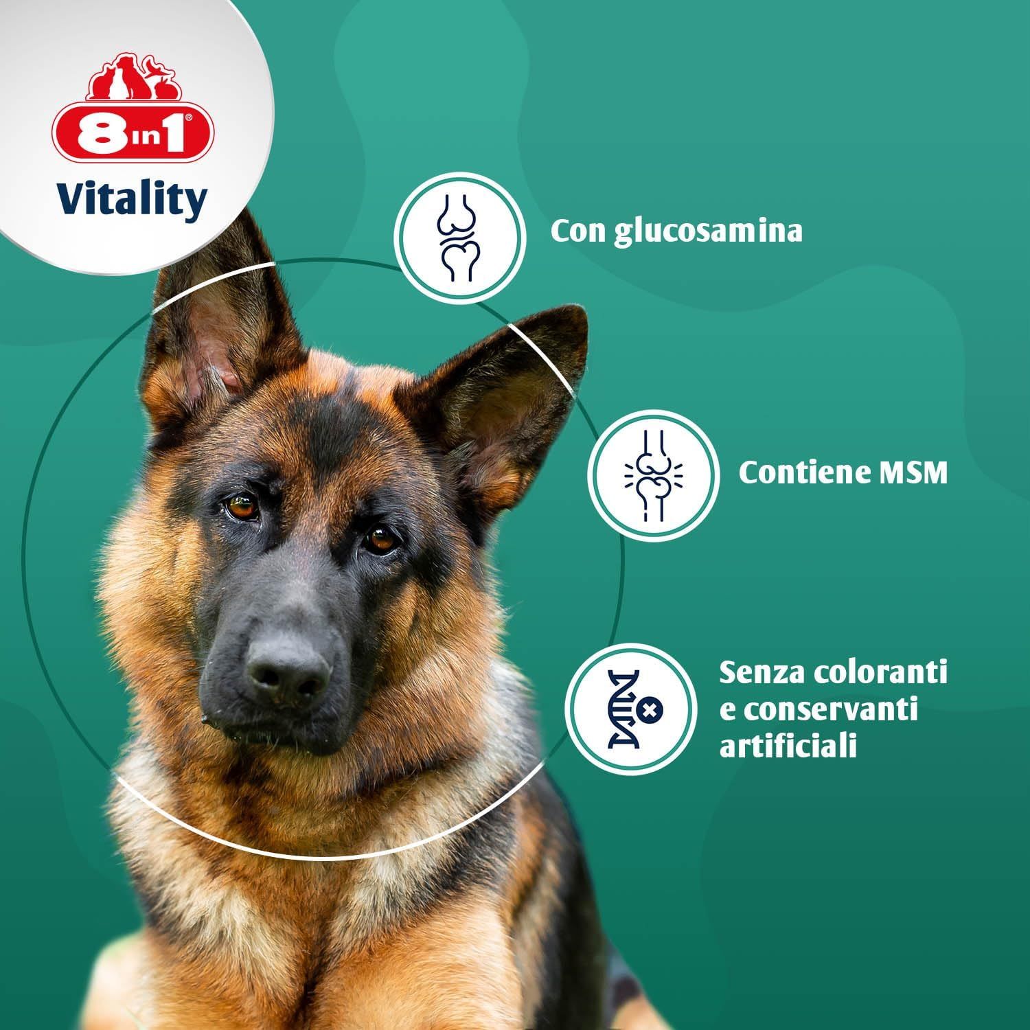 8in1 Compresse di Glucosamina con MSM