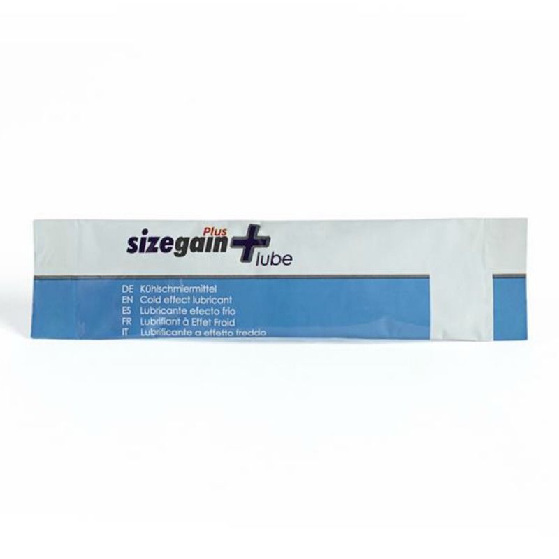 Monodose 'Sizegain Plus Lube' con effetto freddo.