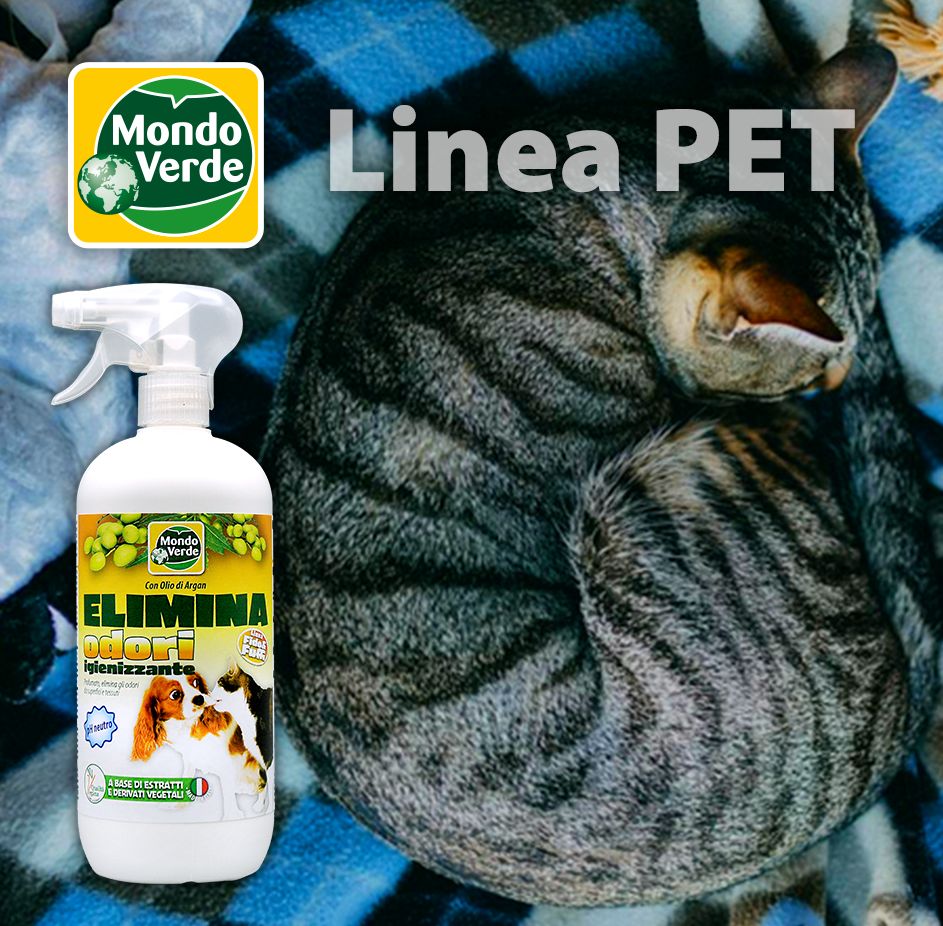 Mondo Verde - Elimina Odori Igienizzante Cani & Gatti 500 g (PET08)