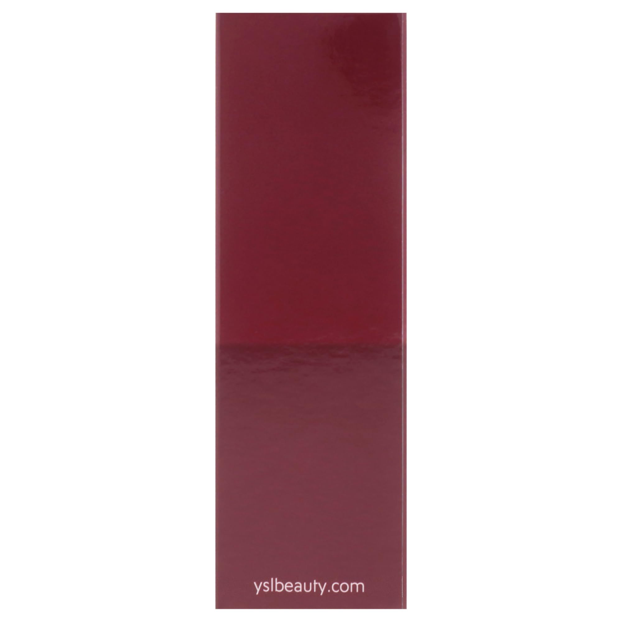 Confezione rossa stretta. Scritta 'yslbeauty.com'.