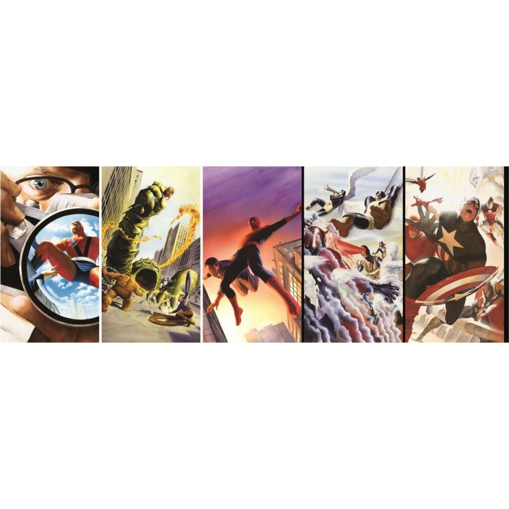 Clementoni 39611 - Puzzle panoramico da 1000 pezzi - Marvel