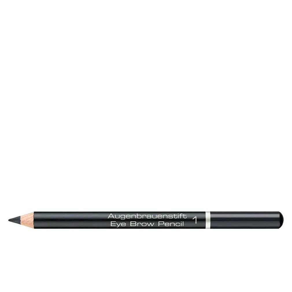 Matita per sopracciglia nera con punta. Scritta: Augenbrauenstift, Eye Brow Pencil, 1.