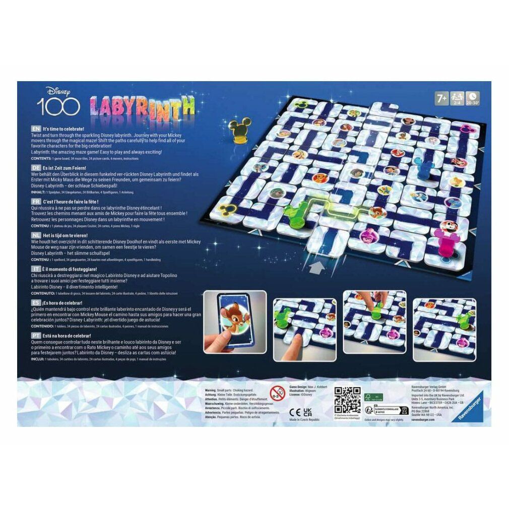 Ravensburger Disney 100 Labyrinth, Board Game