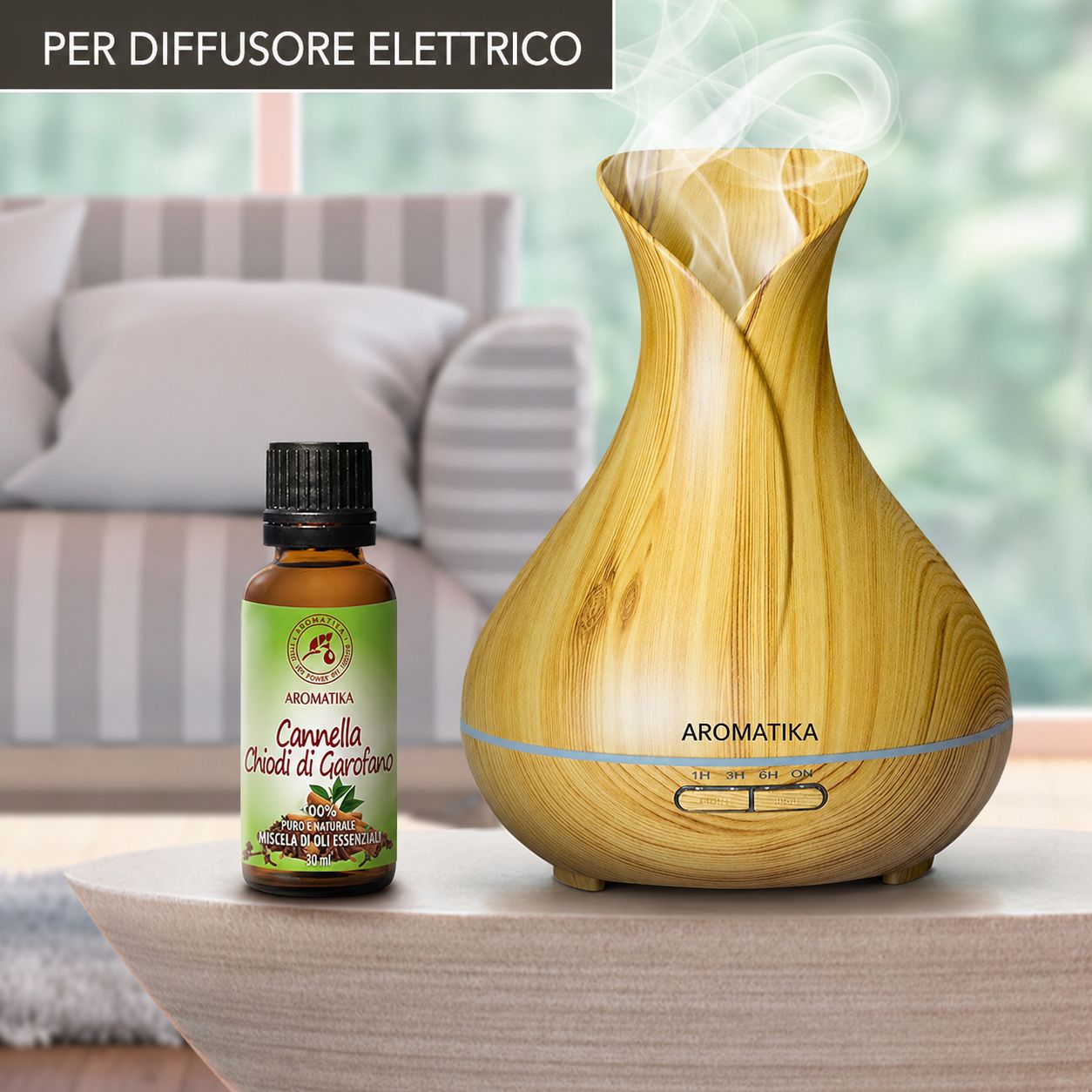 Miscela profumata AROMATIKA con olio di cannella e chiodi di garofano