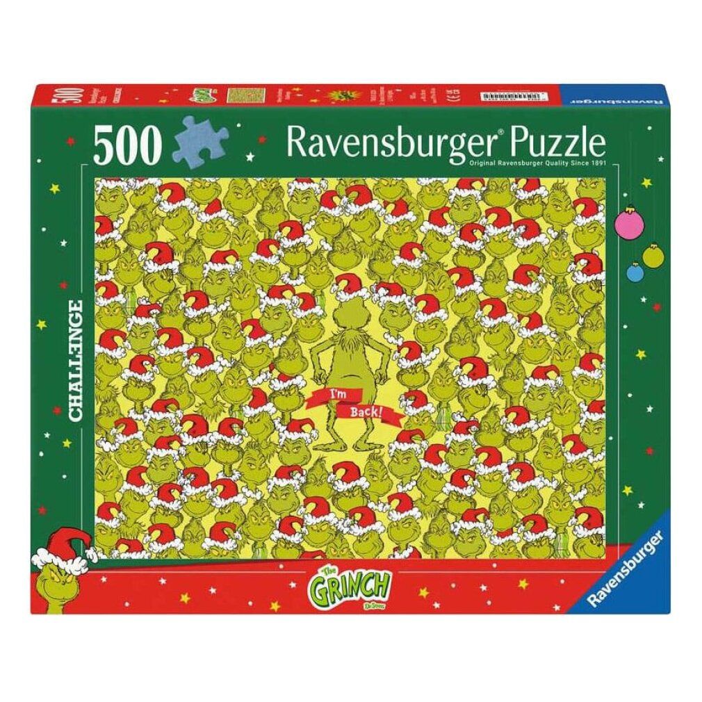 Puzzle della sfida Merry Grinchmas (500 pezzi)