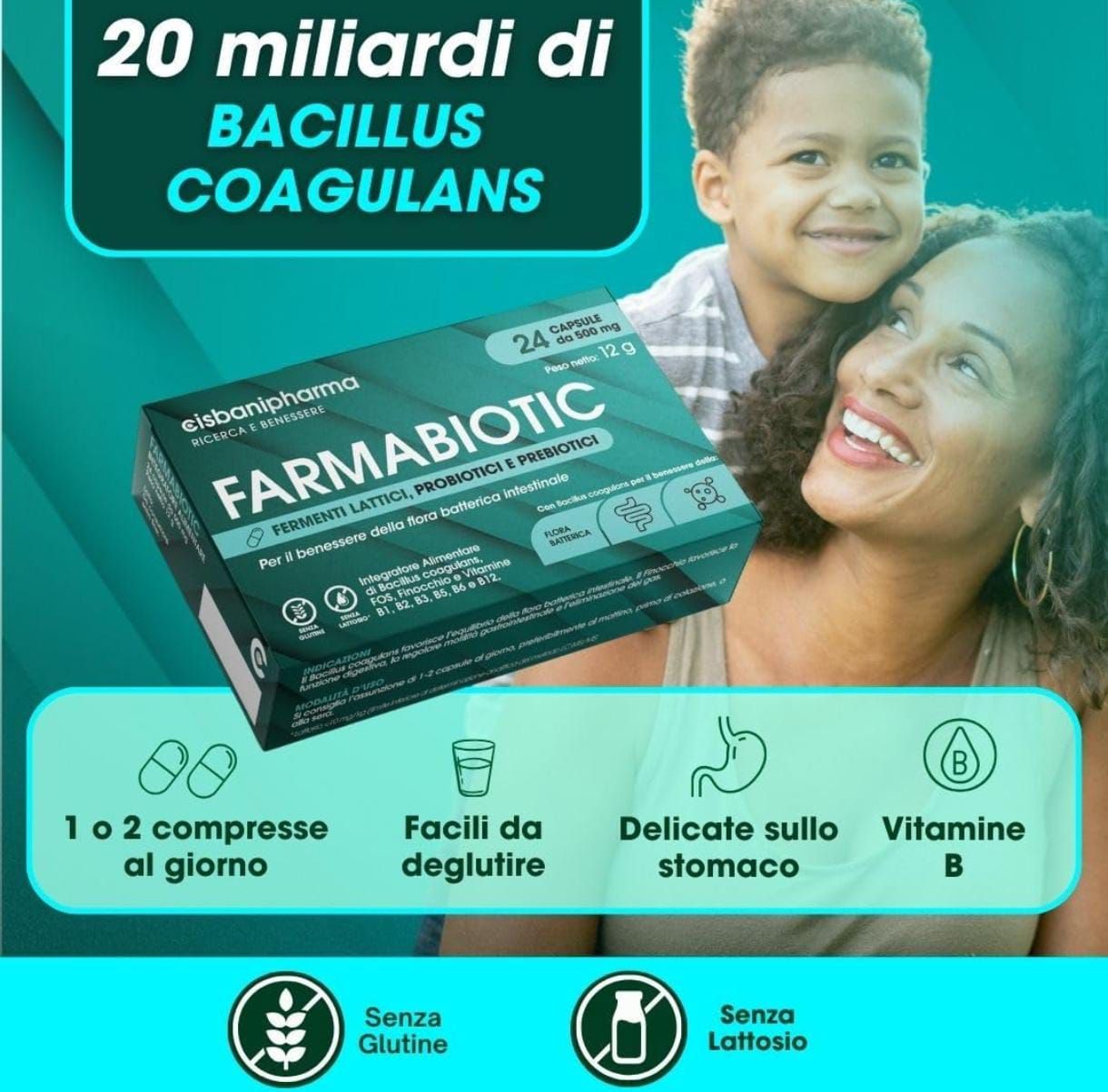 Cisbani Pharma  Farmabiotic - capsule fermenti lattici