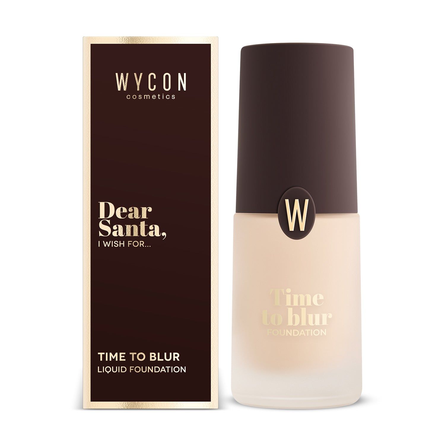 WYCON cosmetics TIME TO BLUR Fondotinta liquido effetto pelle levigata 03 LIGHT BEIGE