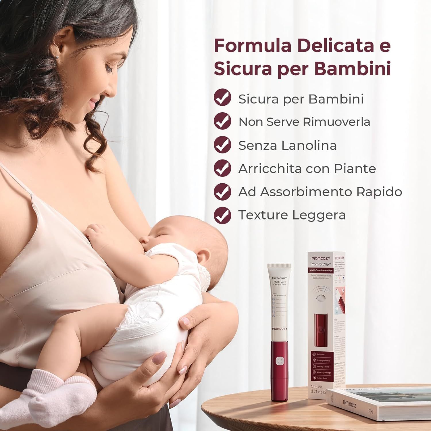 Unguento per capezzoli ComfortNip per l’allattamento Momcozy