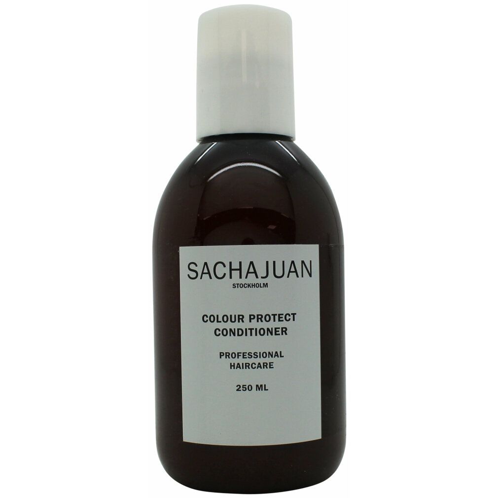 Flacone marrone SACHAJUAN Colour Protect Conditioner, 250 ml.