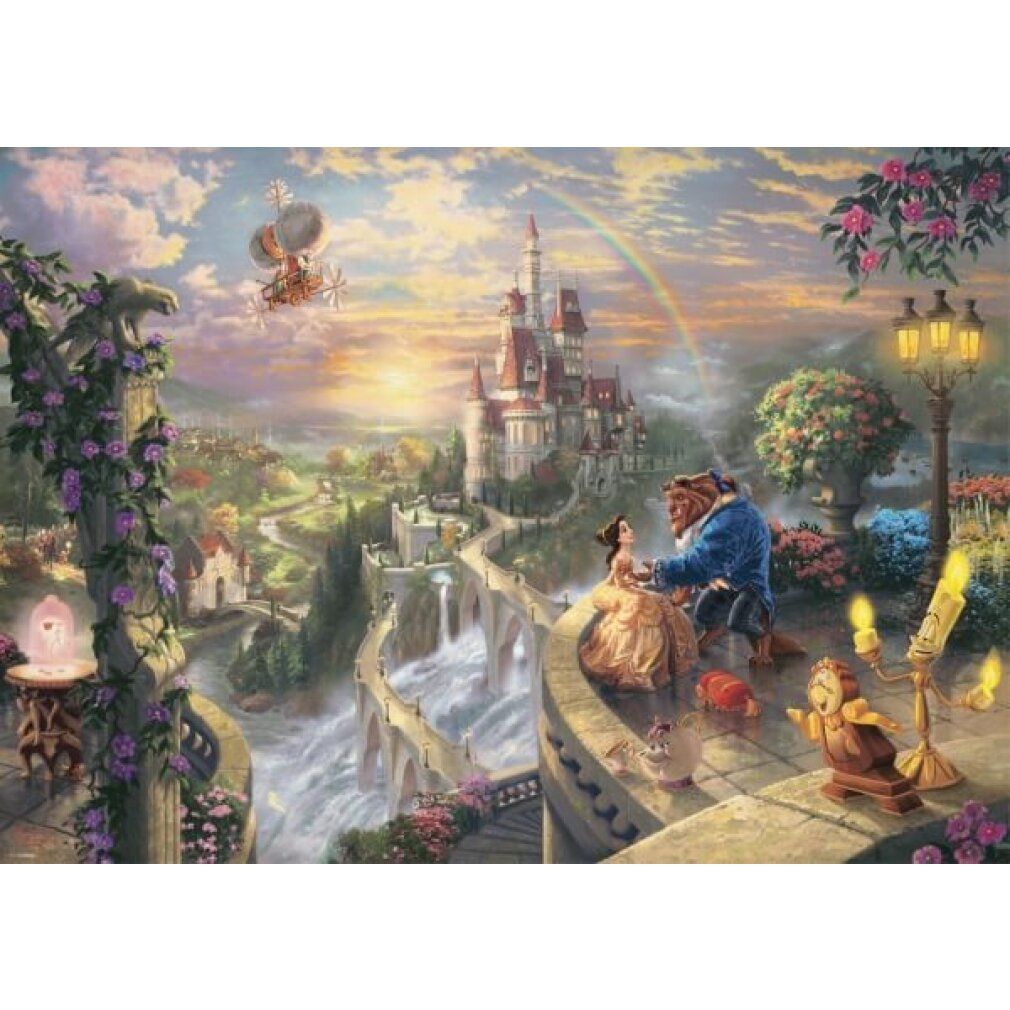 Thomas Kinkade Studios: Collezione Disney Dreams - La bella e la bestia (1000 pezzi)