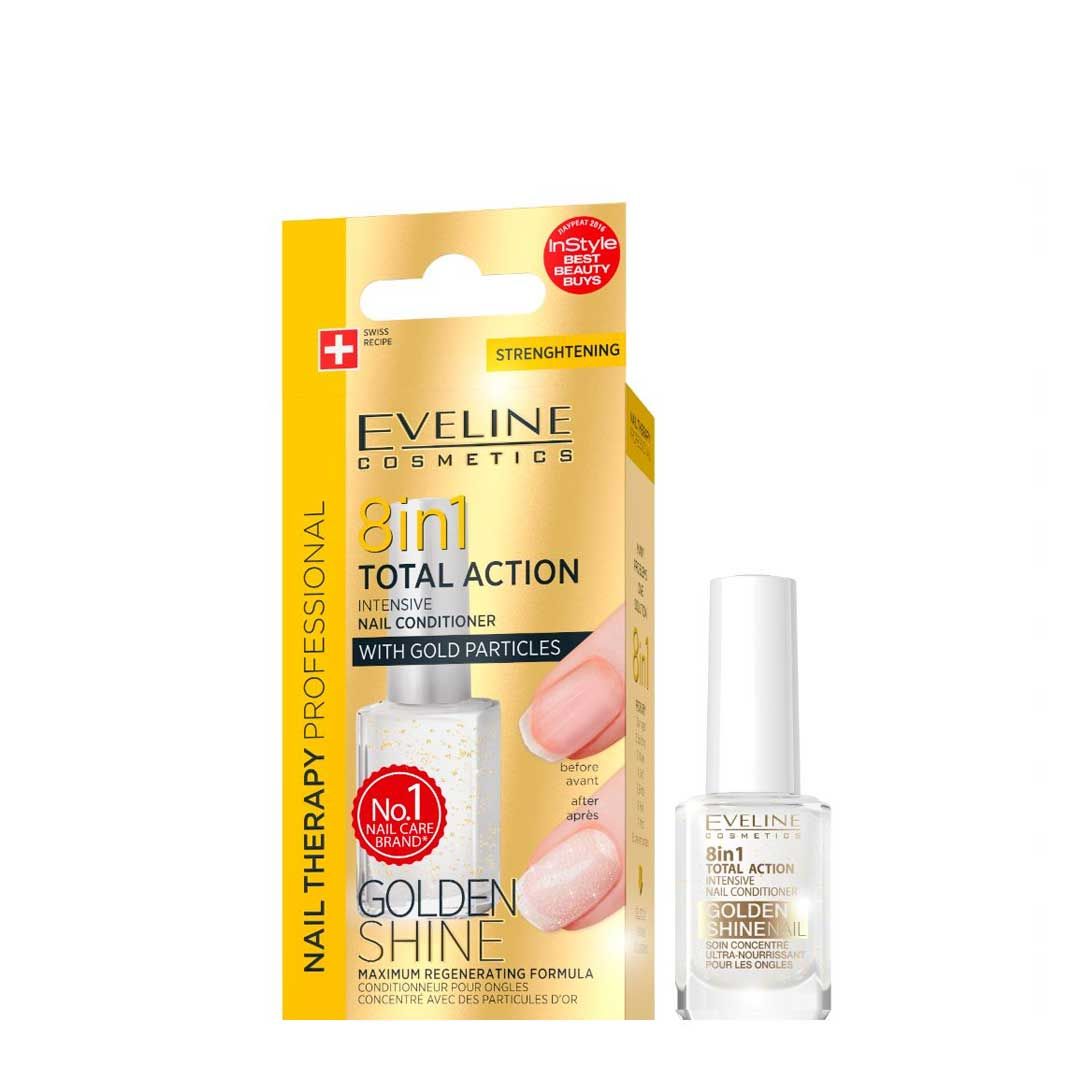 Indurente per unghie 8 in 1 - Nail Therapy Golden Shine