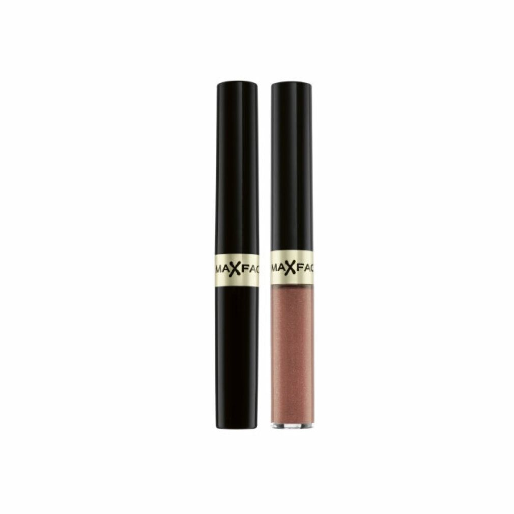 Max Factor Lipfinity Colore Labbra - 015 Etereo. Due rossetti. Custodie nere e dorate. Un rossetto rosa.