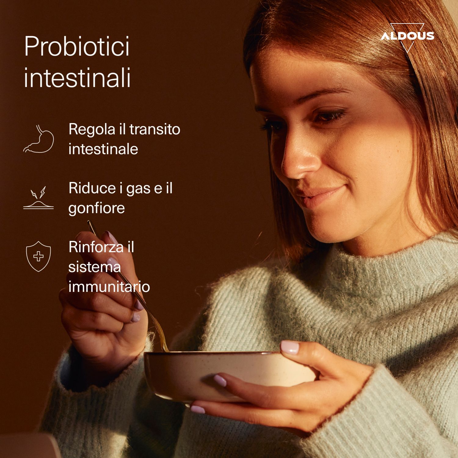 Aldous - Probiotici Gummies - Intestino,Gonfiore Addominale