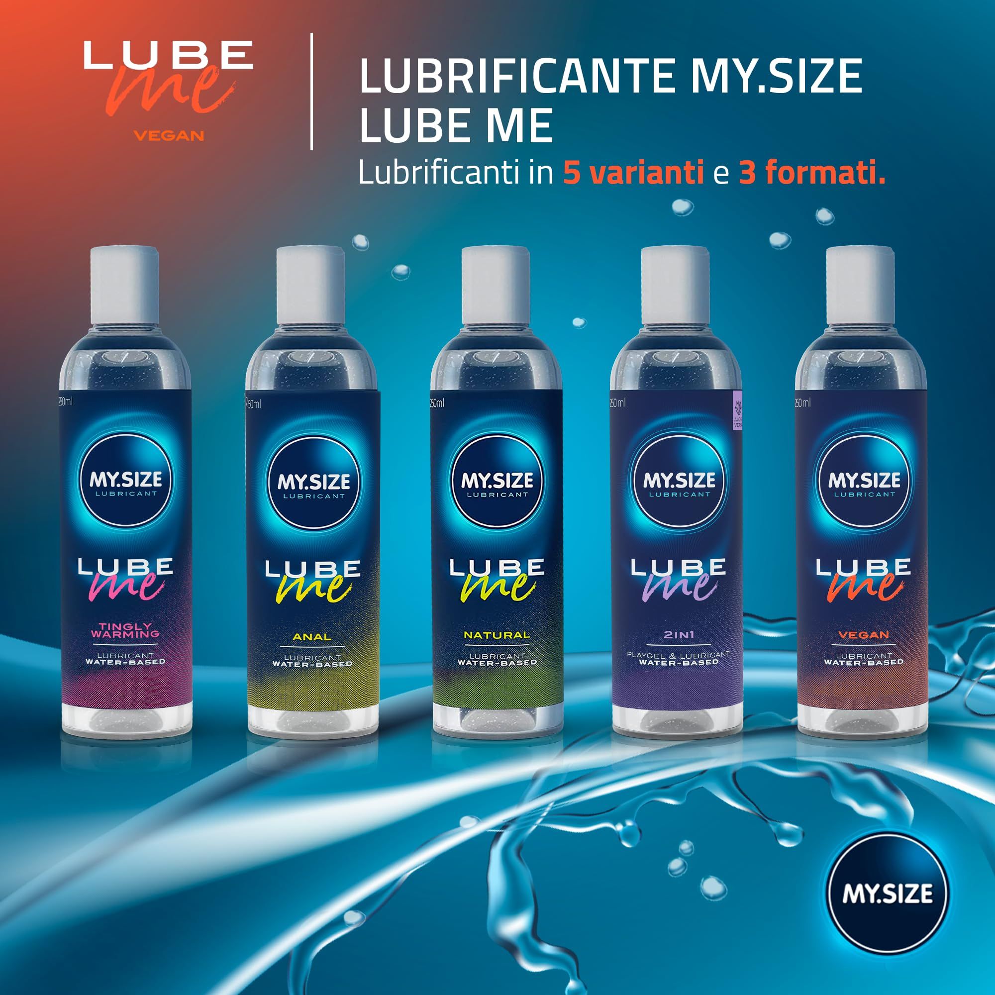 MY.SIZE Lube Me Gel Lubrificante Vegan