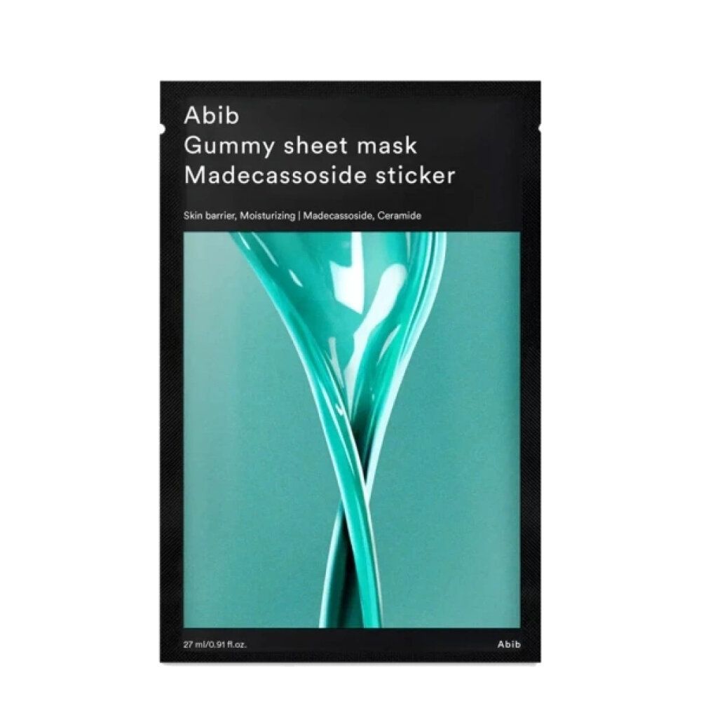 ABIB Gummy Sheet Mask Madecassoside Sticker – Maschera viso idratante