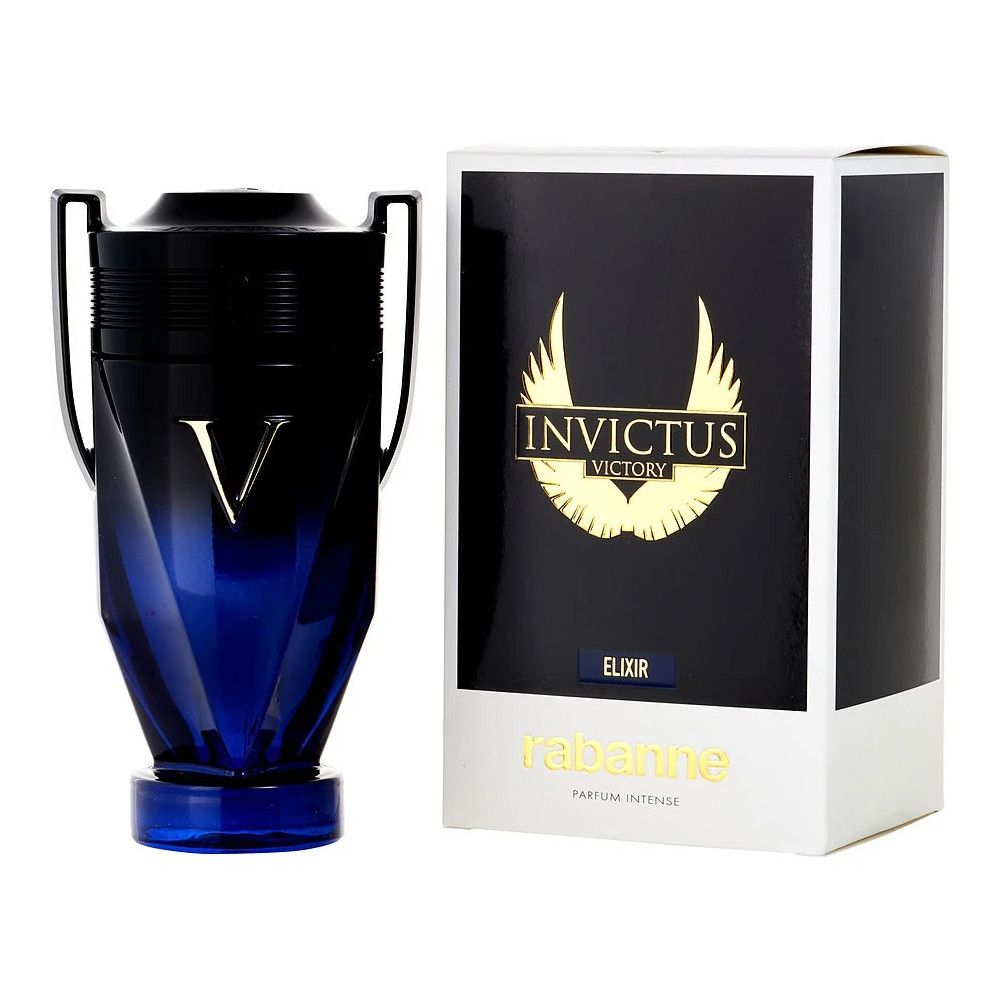 Flacone e confezione Paco Rabanne Invictus Victory Elixir.