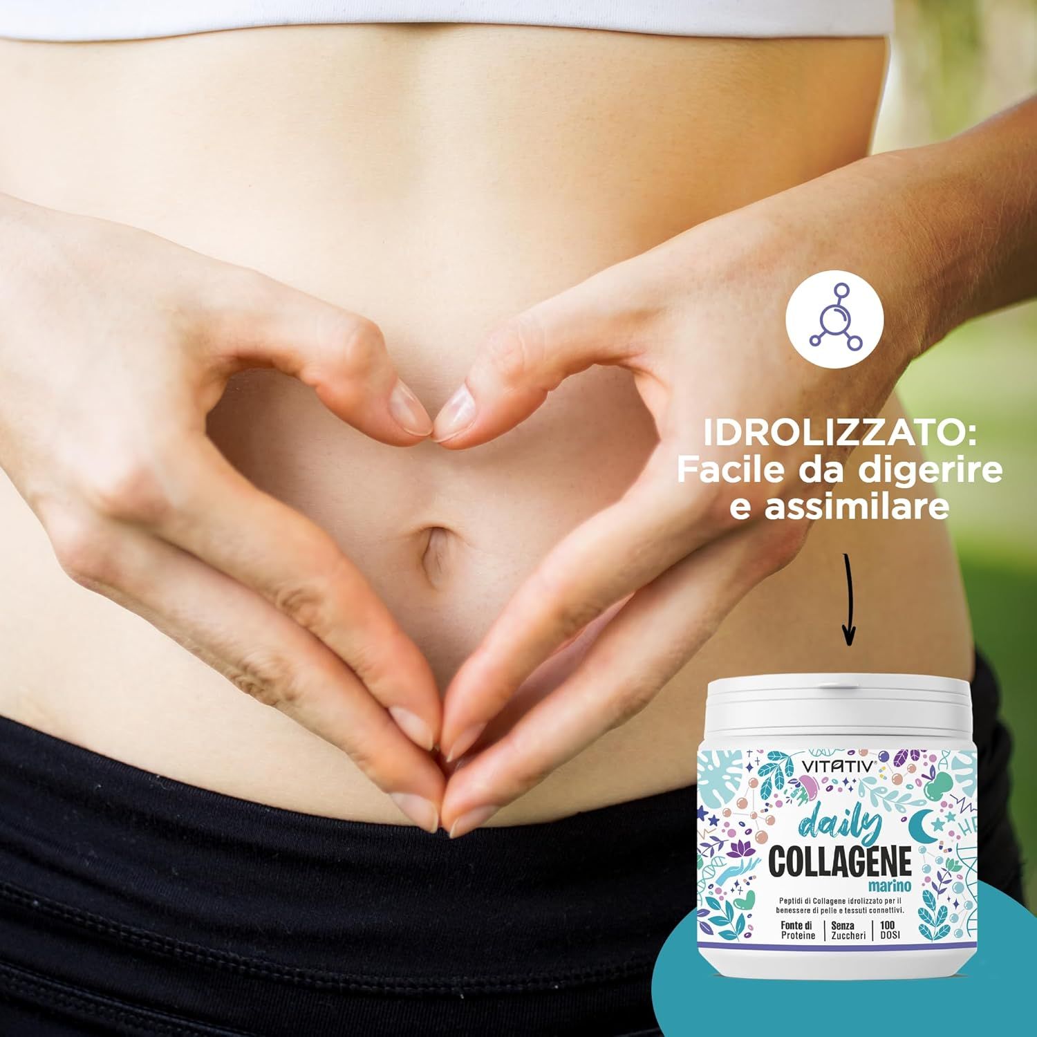 VITATIV® Daily Collagene Marino Idrolizzato in Polvere - 250 g