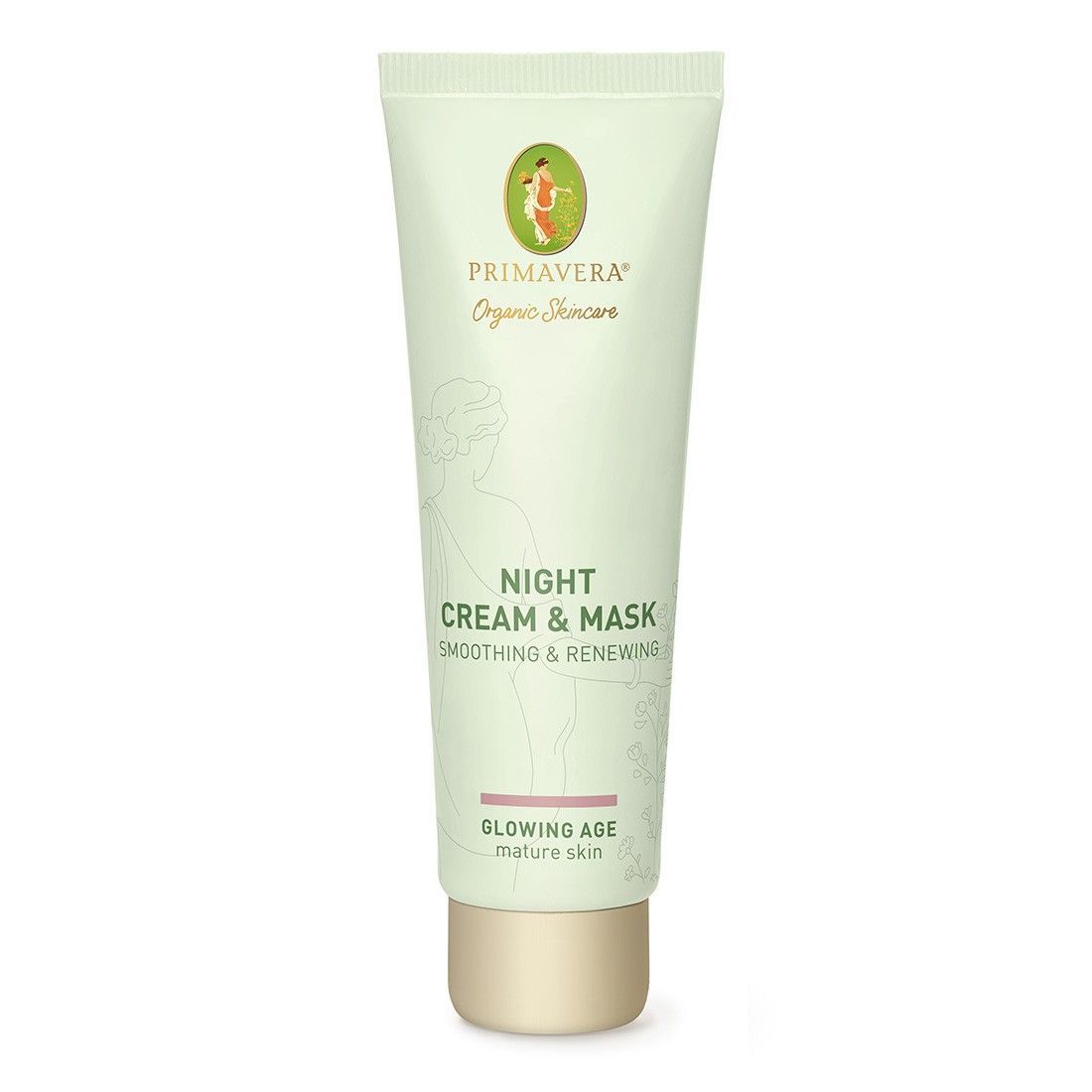 Crema e maschera da notte Primavera Organic Skincare Glowing Age